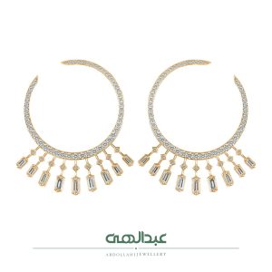 گوشواره جواهر کد B1021