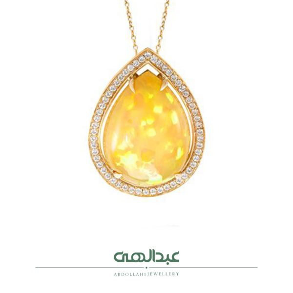 آویز جواهر اوپال کد B0463
