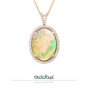 آویز جواهر اوپال زنانه کد 320