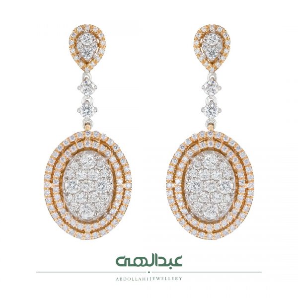 گوشواره جواهر گوشواره الماس گوشواره برلیان جواهر مناسب هدیه گوشواره جواهر مناسب هدیه