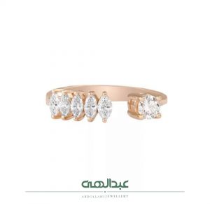 انگشتر جواهر انگشتر الماس انگشتر برلیان انگشتر جواهر مارکیز حلقه جواهر حلقه نامزدی|انگشتر جواهر کد B4562