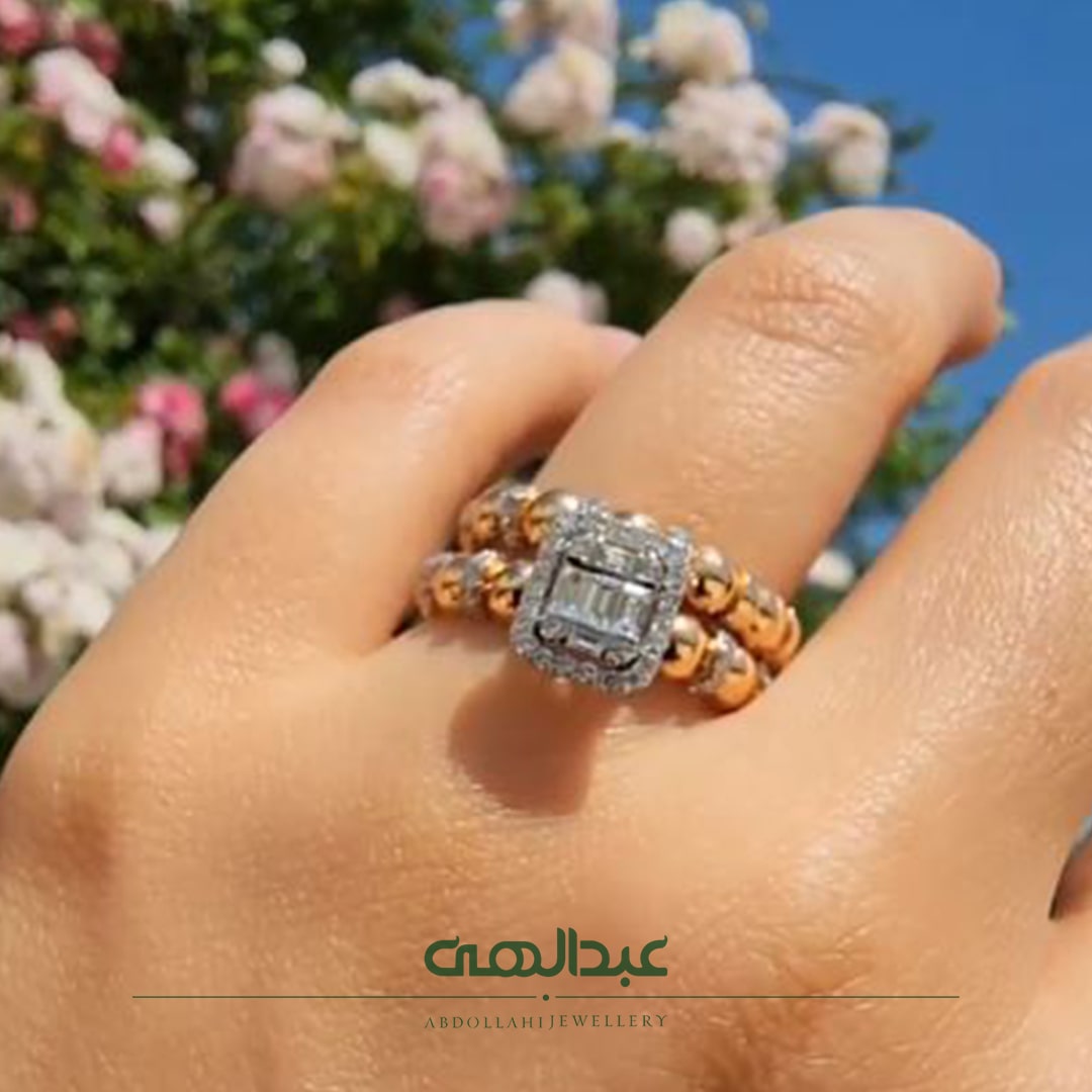 Jewelry ring, diamond ring, brilliant ring, baguette jewelry ring, jewelry ring, engagement ring, bridal ring