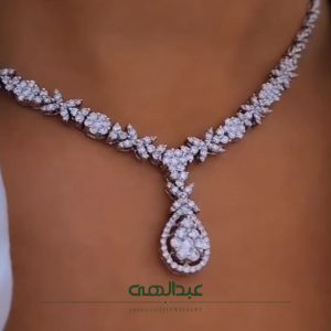 Jewel necklace, diamond necklace, diamond necklace