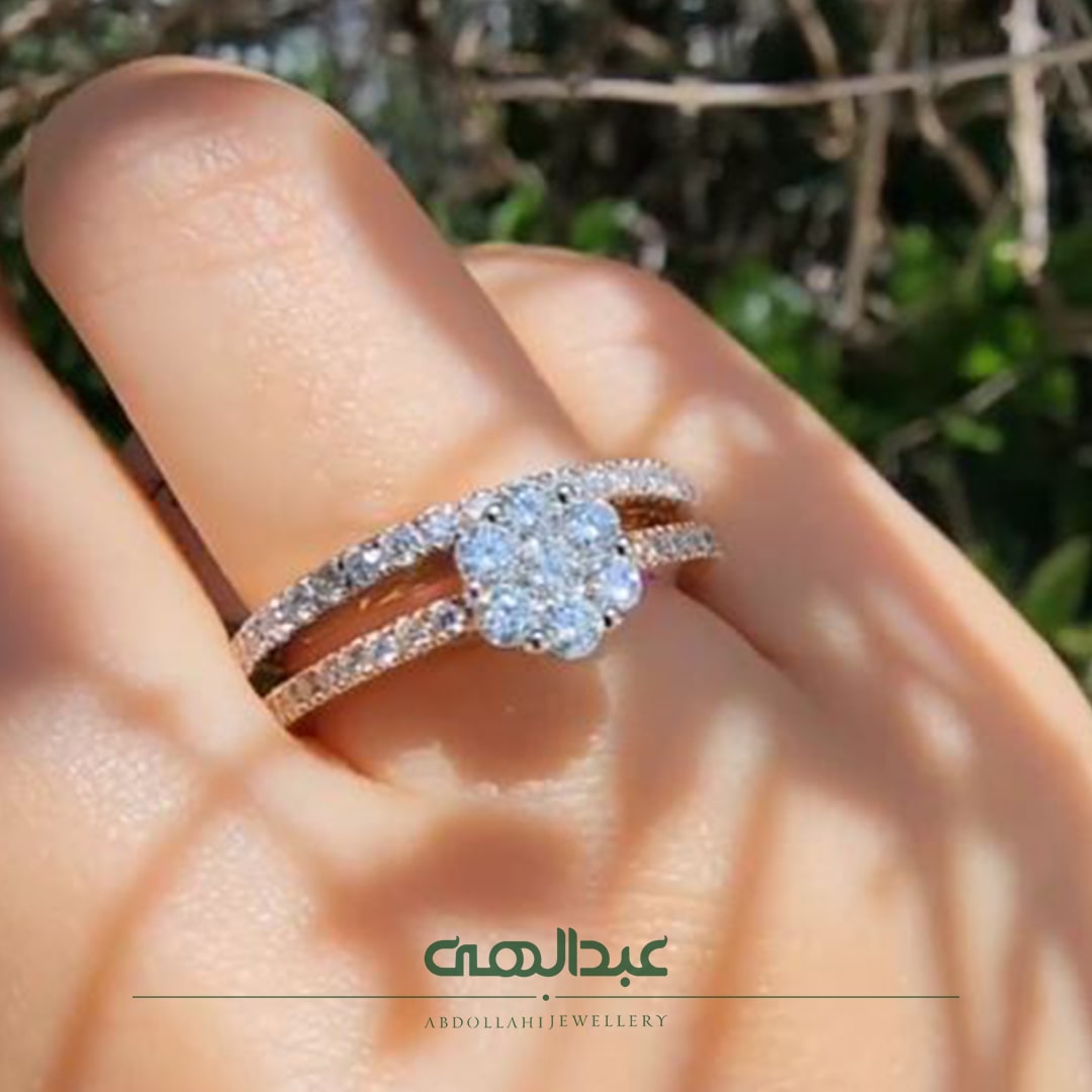 انگشتر جواهر حلقه جواهر انگشتر الماس انگشتر برلیان حلقه نامزدی حلقه عروس