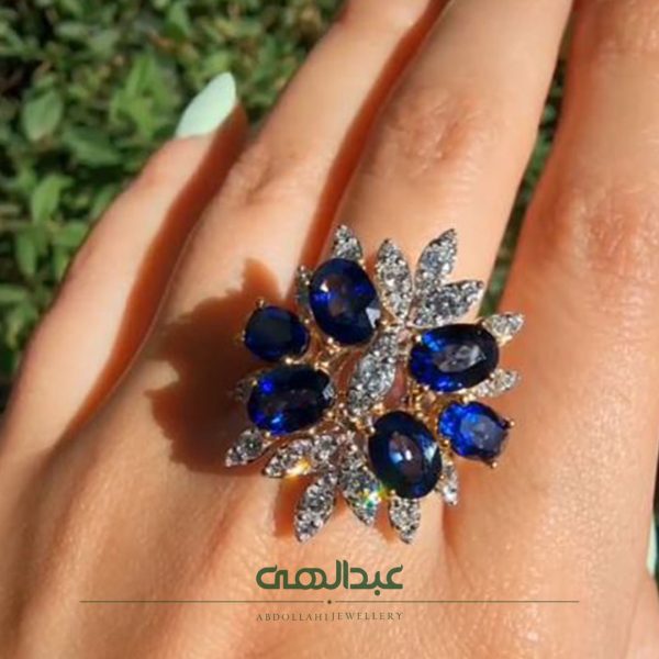 Jewel ring, diamond ring, sapphire ring