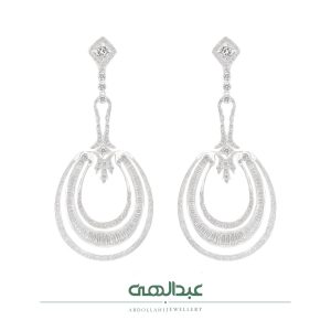 گوشواره جواهر پرنس کات کد B3301