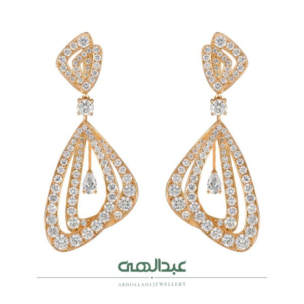 گوشواره جواهر کد B0322