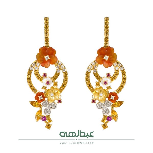 گوشواره جواهر کد 4792
