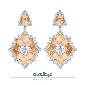 گوشواره جواهر کد B6832 | جواهری عبدالهی