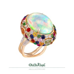 انگشتر جواهر کد B7351| جواهری عبدالهی