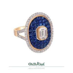 انگشتر جواهر کد B7231 | جواهری عبدالهی