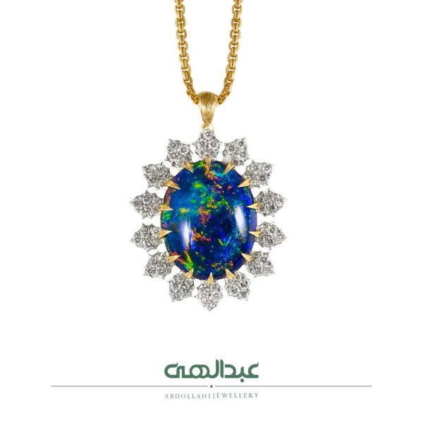 آویز جواهر کد B6603 | جواهری عبدالهی