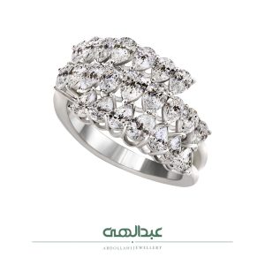 انگشتر جواهر کد B5582 | جواهری عبدالهی