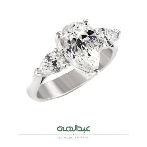انگشتر جواهر کد B7941 | جواهری عبدالهی