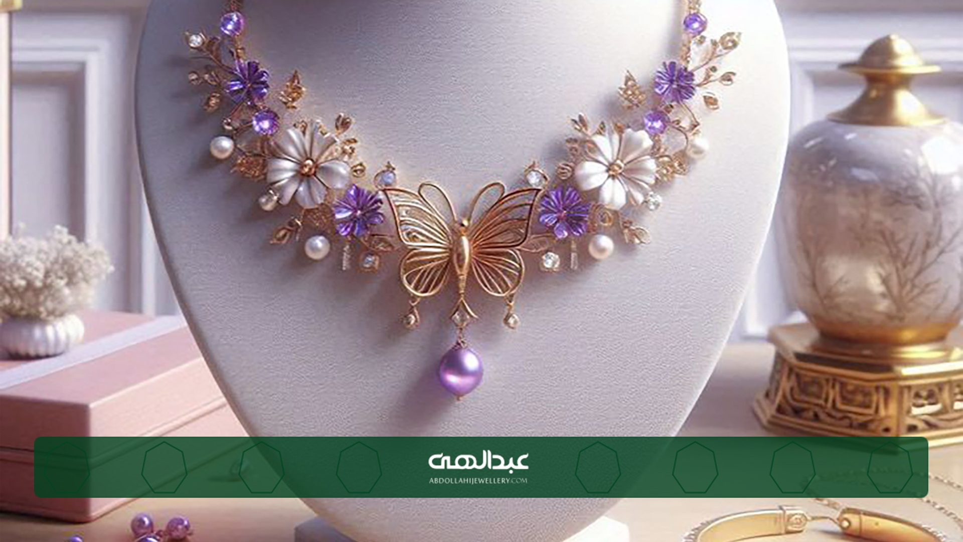 پروانه در طلا و جواهرات