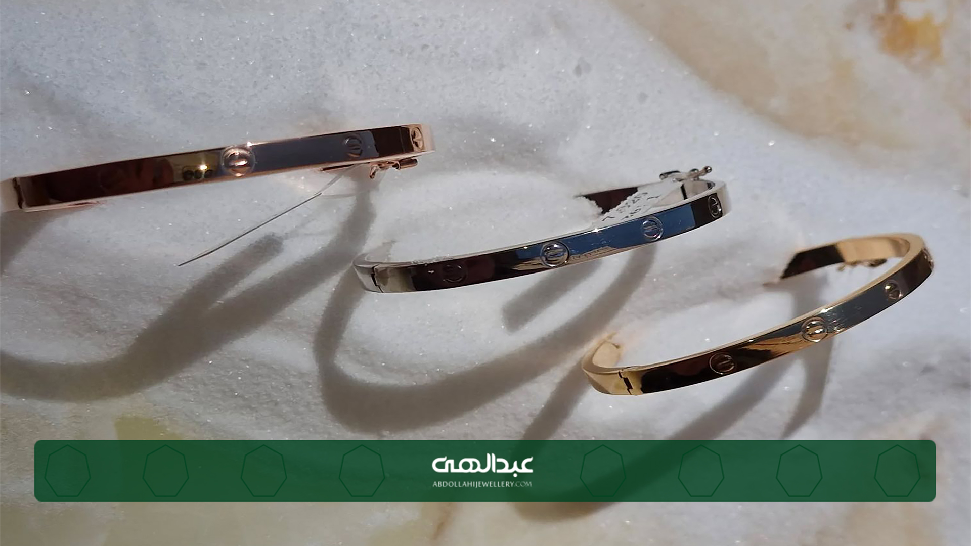 ست کردن طلای رزگلد